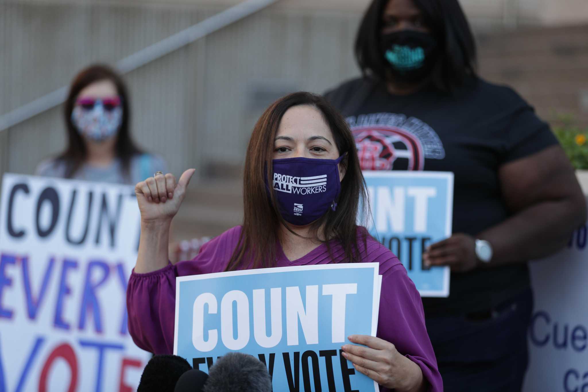 Advocacy groups plan public rally in Houston today to demand every vote ...