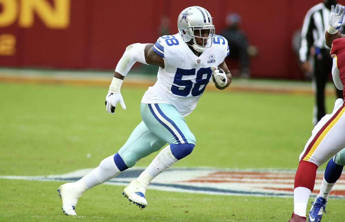 Aldon Smith has five sacks and 22 tackles through eight games for the Cowboys in 2020.