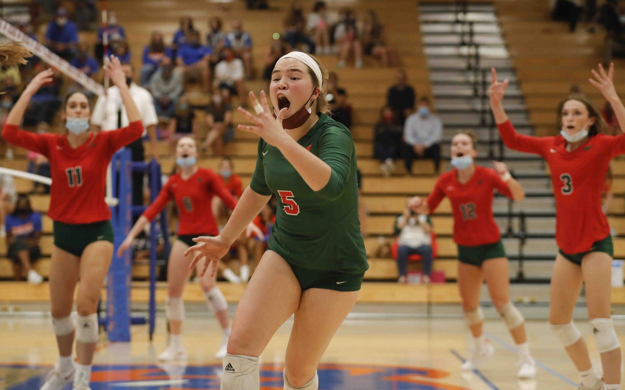 High school volleyball playoff pairings First round