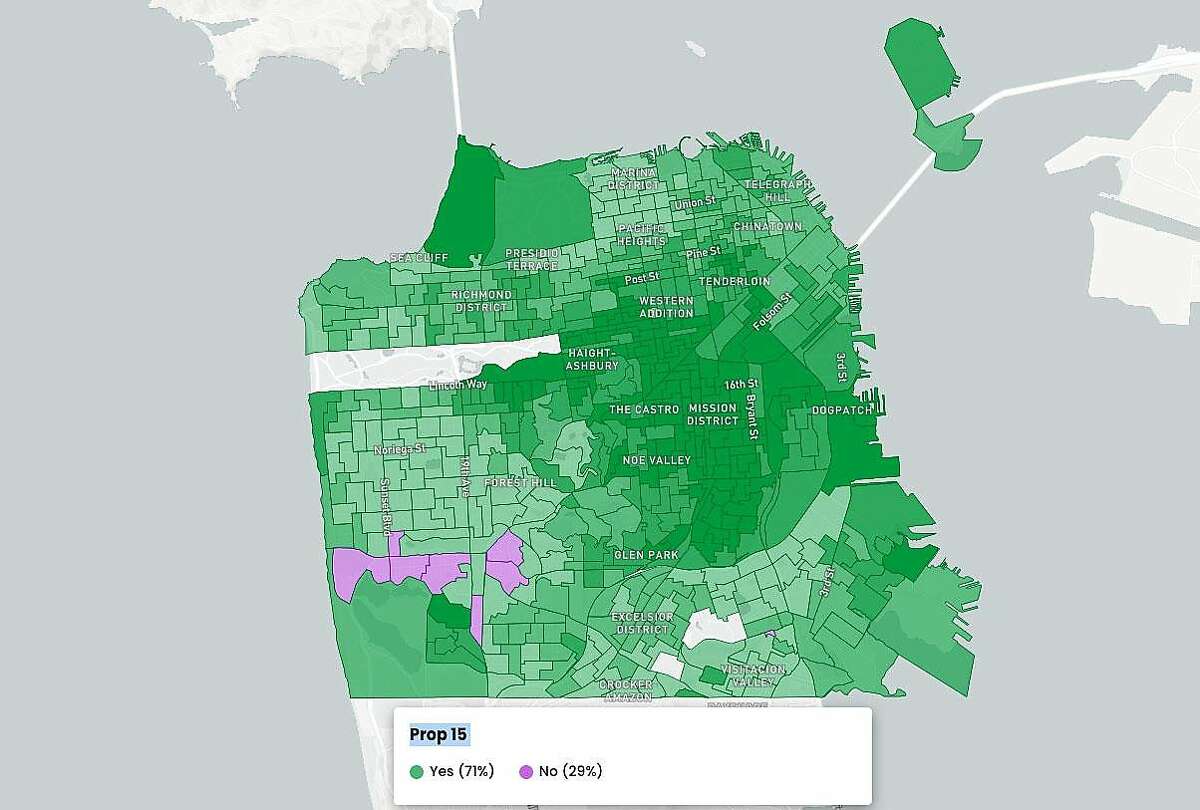 San Francisco Gis Map These Maps Show How San Francisco's Progressive Voting Varies By  Neighborhood