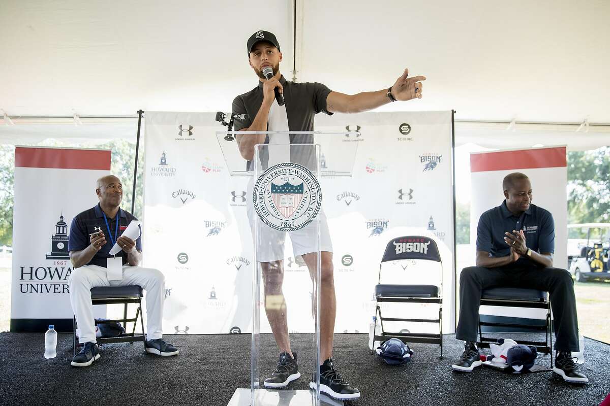 How Warriors' Steph Curry almost singlehandedly brought golf to Howard  University