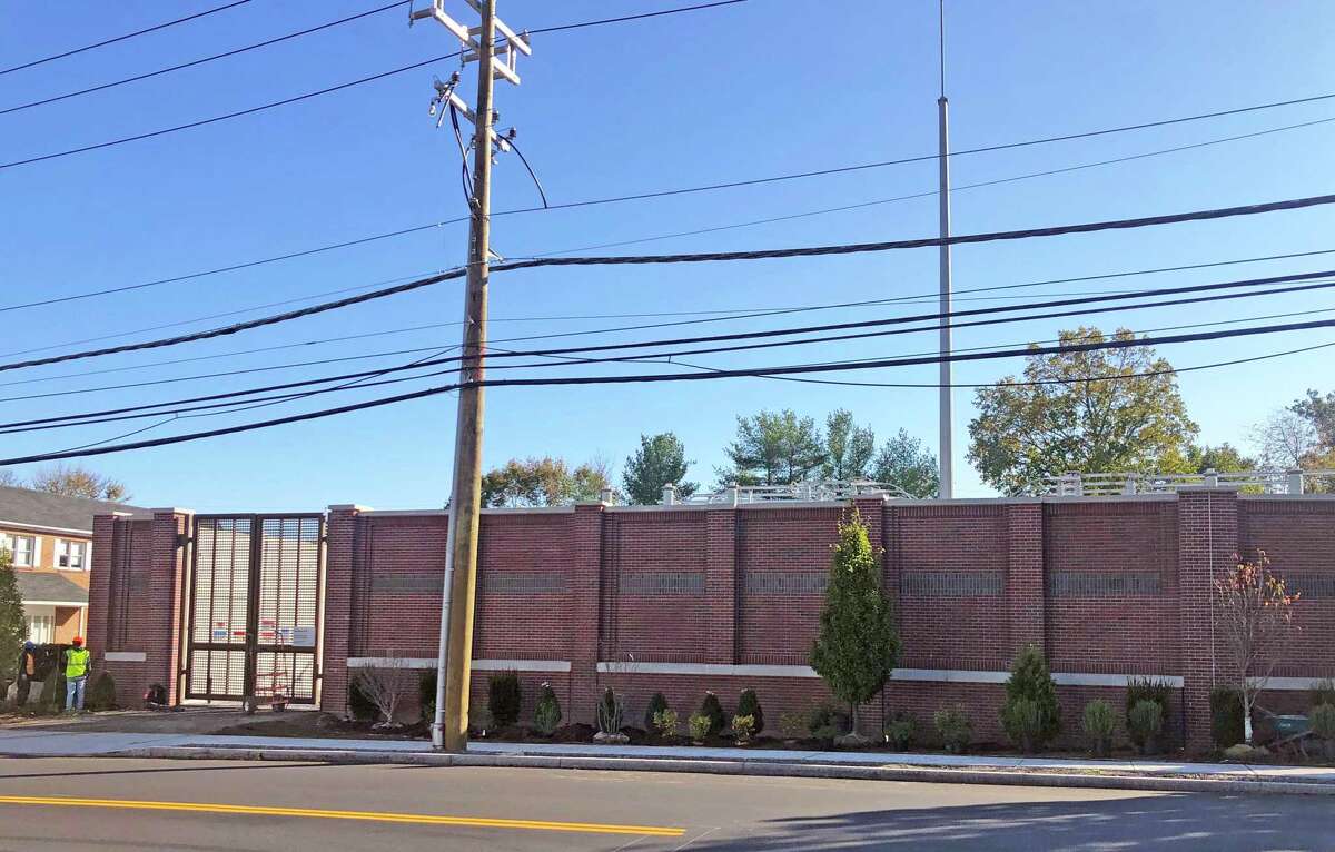 The new substation on Railroad Avenue near downtown Greenwich has been energized.