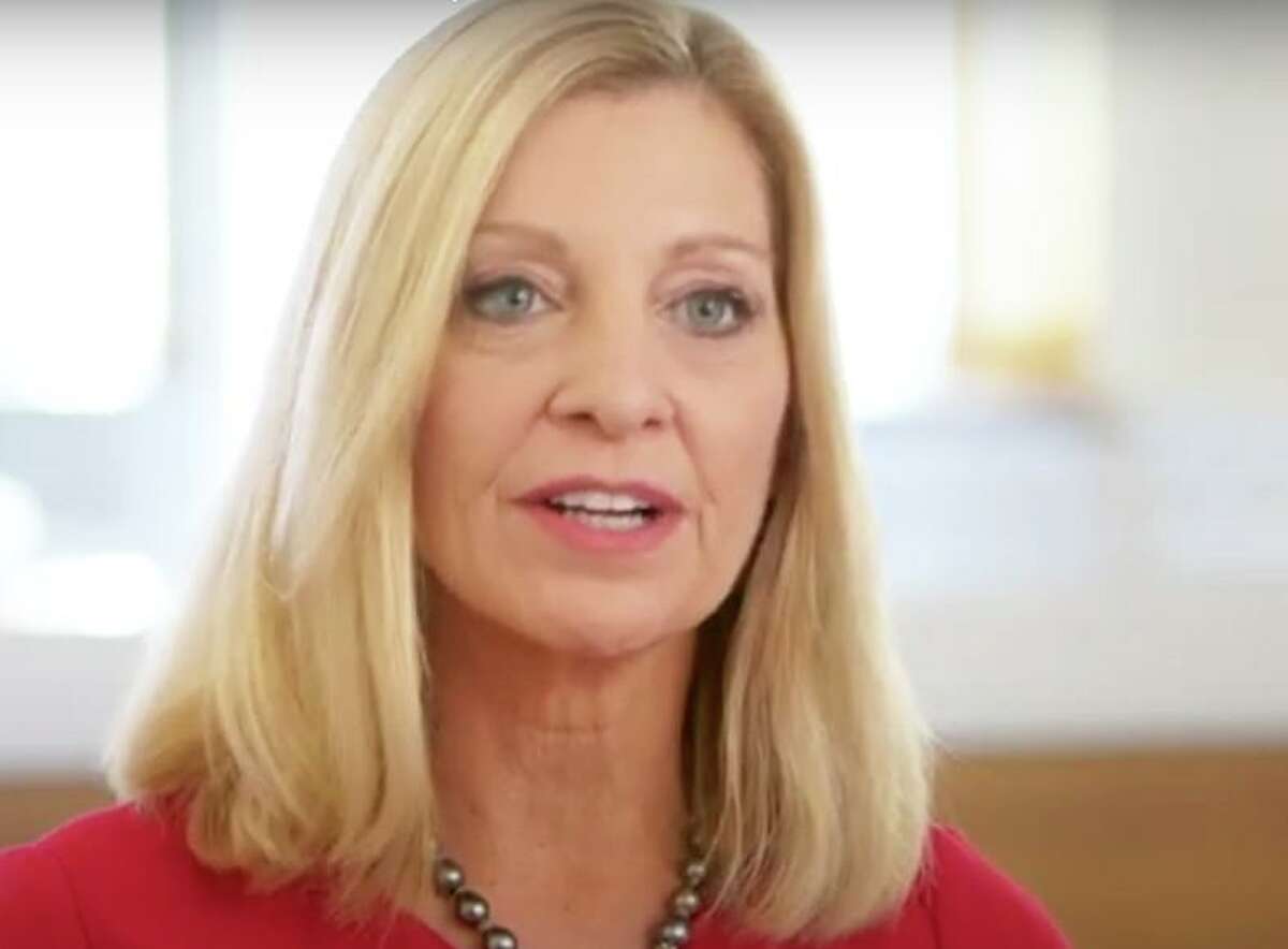 Karen Lynch in a 2018 corporate video posted by CVS Health. On Nov. 6, 2020, CVS named Lynch CEO effective February 2021. (Screenshot via YouTube)