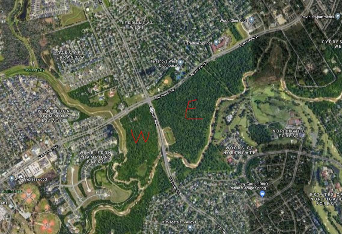 Excavation on West T.C. Jester detention site on Cypress Creek begins soon