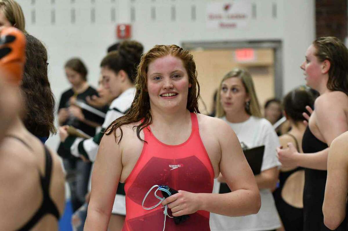 Trumbull’s Walsh sparks team’s victory at FCIAC East swimming championships