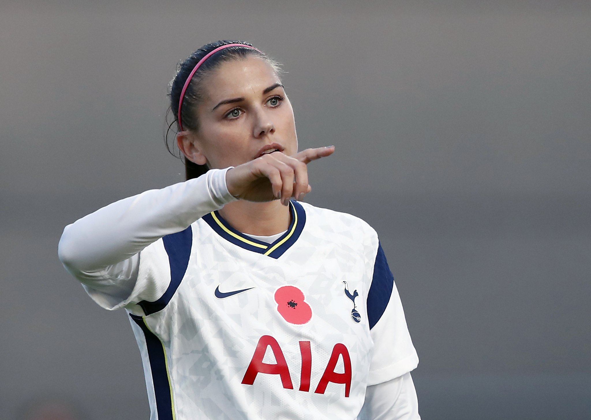 U.S. soccer player Alex Morgan makes European debut