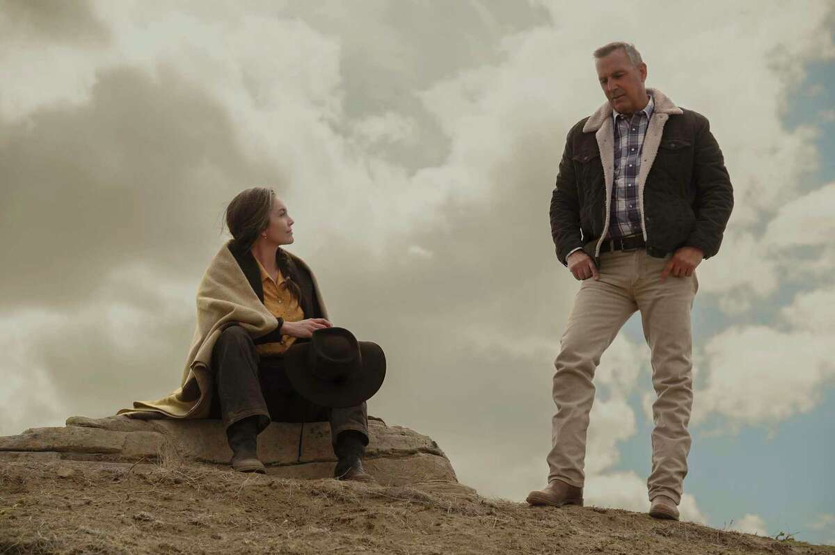 In this image released by Focus Features, Diane Lane, left, and Kevin Costner appear in a scene from