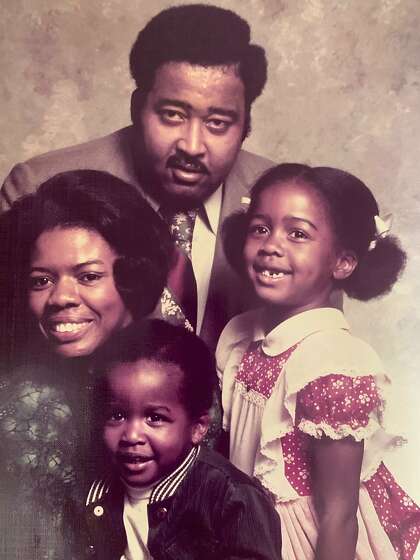 The Lawson family circa 1974: Catherine (clockwise from left), Jerry, Karen and Anderson.