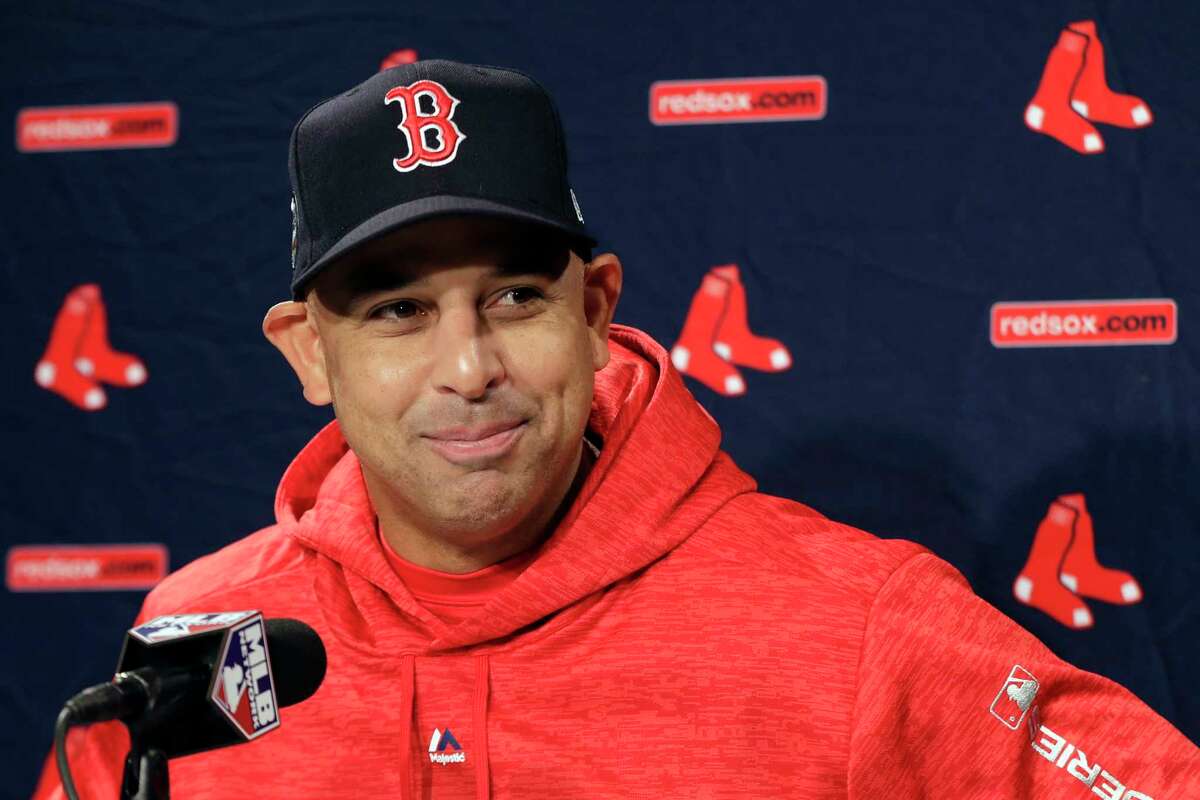 Alex Cora said he never considered bringing the Astros' trash can-banging system to Boston in 2018.