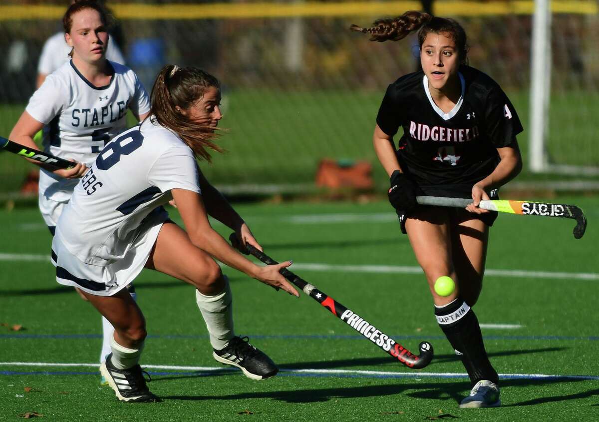 Riley Peters lifts Ridgefield to FCIAC Central field hockey title