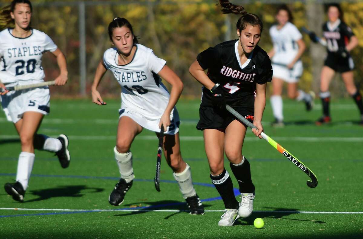 Riley Peters lifts Ridgefield to FCIAC Central field hockey title