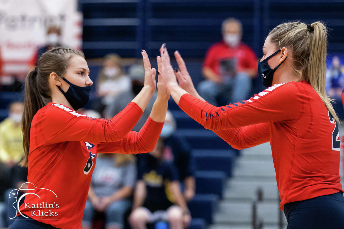 The Unionville-Sebewaing Area varsity volleyball team's postseaon run came to an end on Tuesday night as the Patriots fell at home in three sets to Saginaw Valley Lutheran.