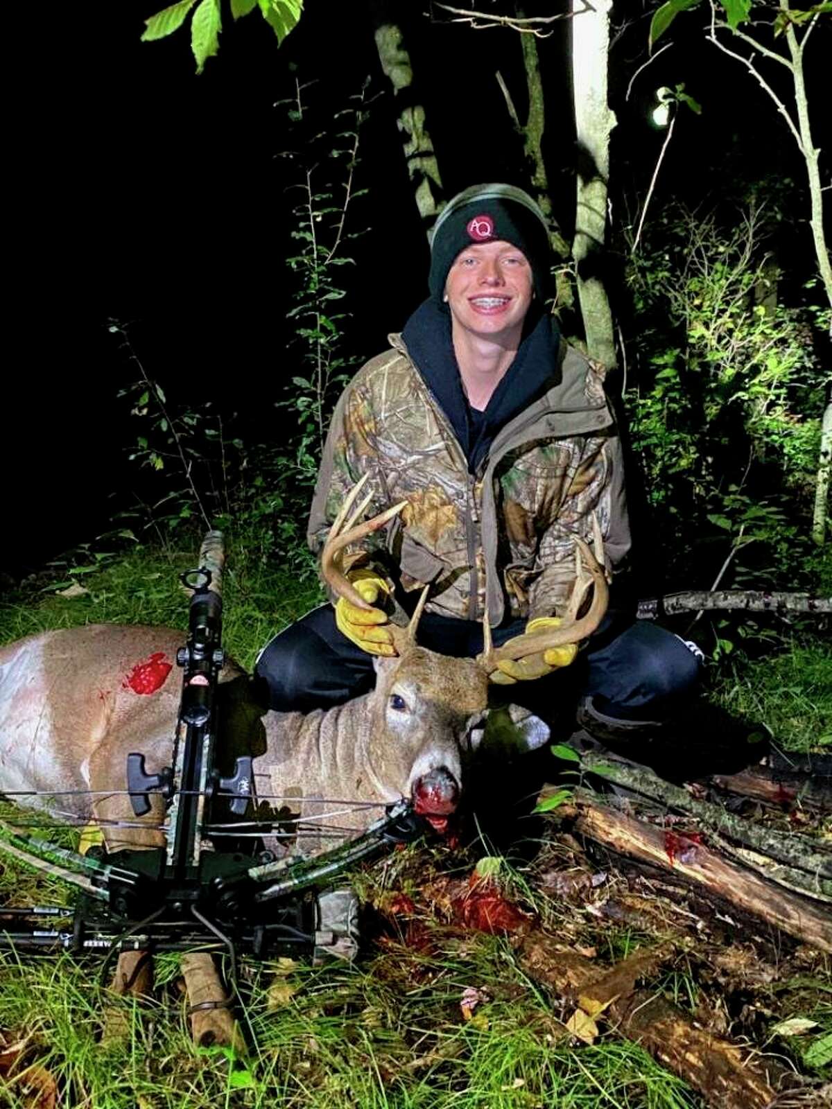 Fischer Morrison has been a successful bow hunter this season. (Courtesy photo)