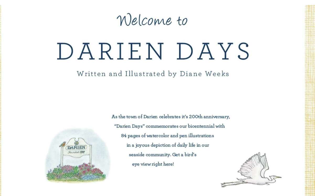 Artist Diane Weeks has created a book of Darien scenes available at Barrett Bookstore.