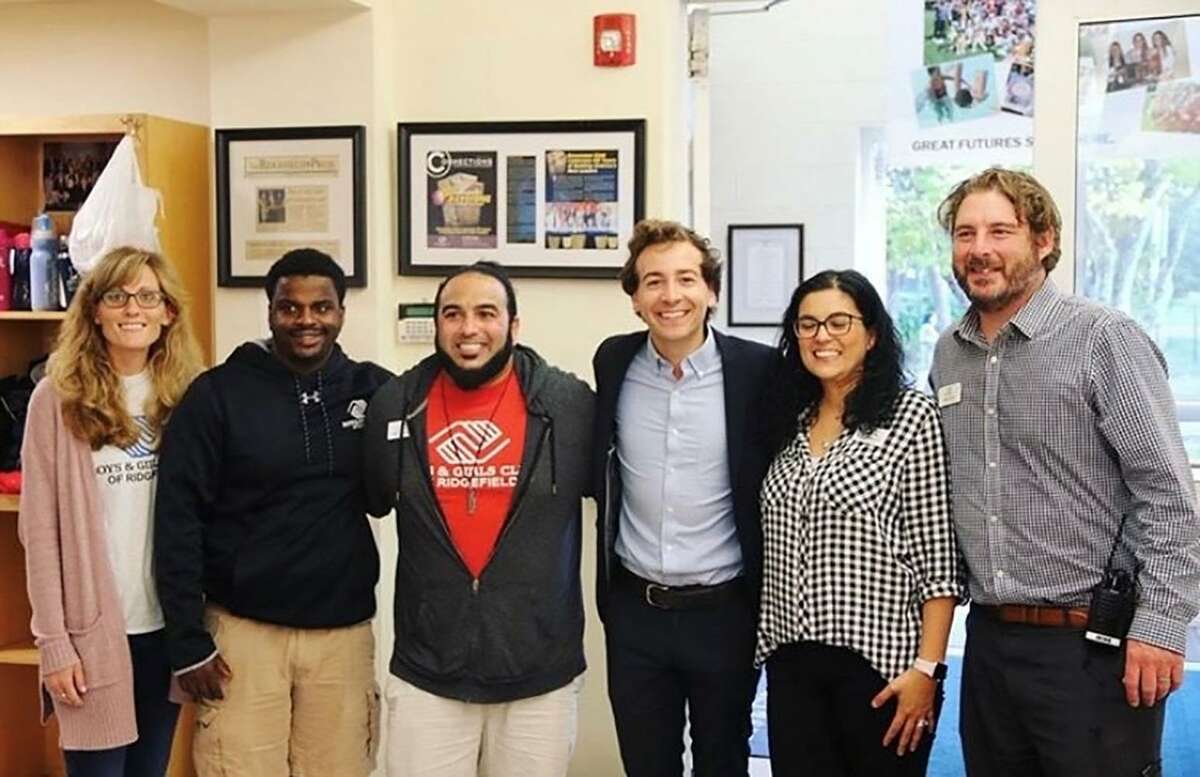 Connecticut state Sen. Will Haskell (D-26) met with Ridgefield Boys & Girls Club leaders in late summer 2019 on a tour of the facility.