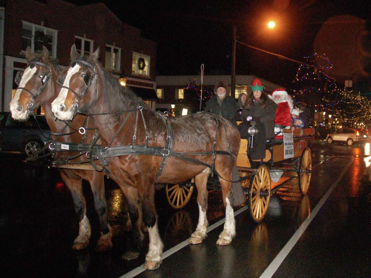 Carriage rides are a traditional part of the Holiday Stroll which organizers say may return as part of this year's Ridgefield Holiday Village.