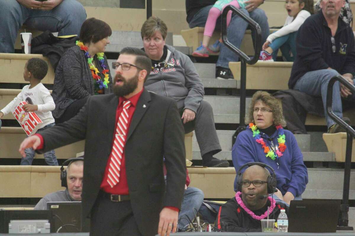 Ferris men's basketball coach Andy Bronkema is getting set for the 2021 winter schedule, which he said would be announced this week. (Pioneer file photo)