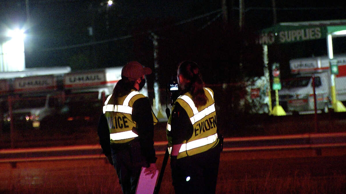 A 48-year-old man is in critical condition after crashing his motorcycle in an attempt to avoid hitting a dead dog on a U.S. 90 access road on the West Side, San Antonio police said.