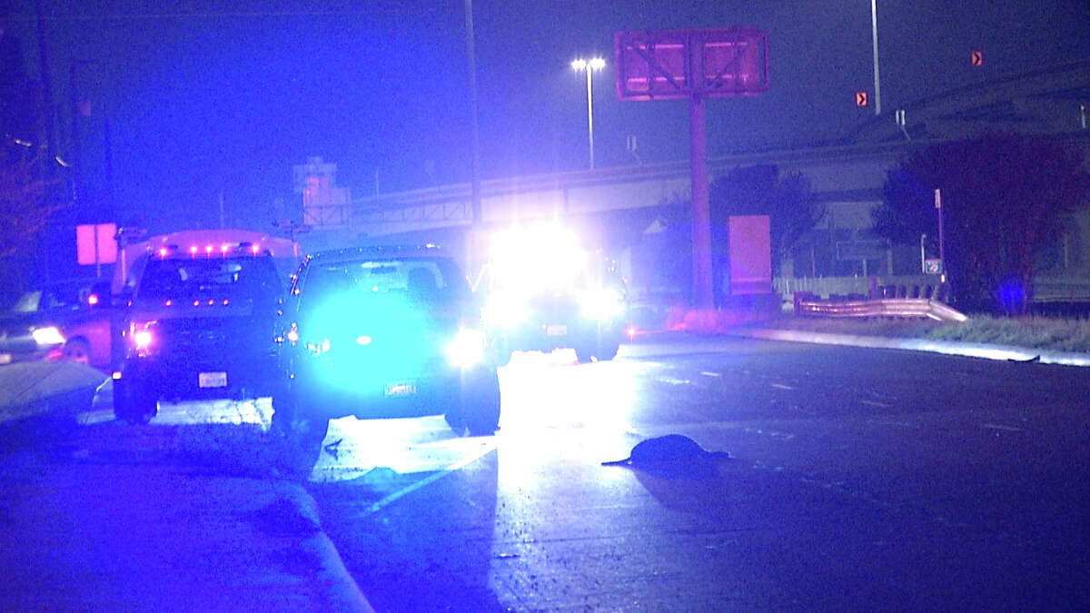 A 48-year-old man is in critical condition after crashing his motorcycle in an attempt to avoid hitting a dead dog on a U.S. 90 access road on the West Side, San Antonio police said.