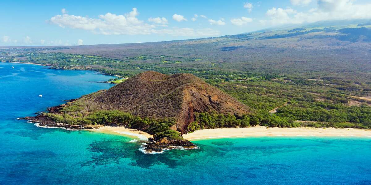 A photo of the beach at Hawaii's Makena State Park in Maui.