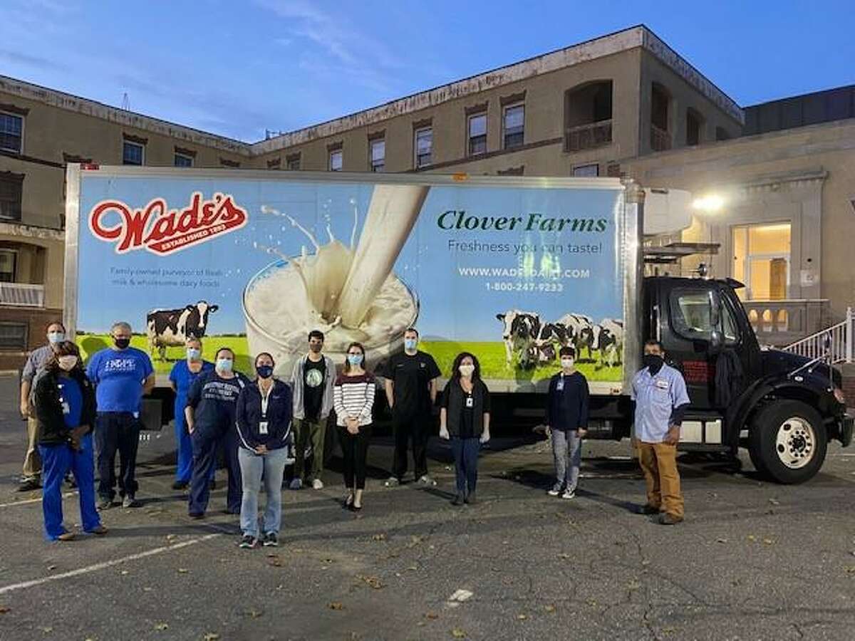 Bridgeport Hospital will sponsor a free food distribution 5:30 Feb. 16, 2021 in the parking lot of the former School of Nursing building at 200 Mill Hill Ave. in Bridgeport.