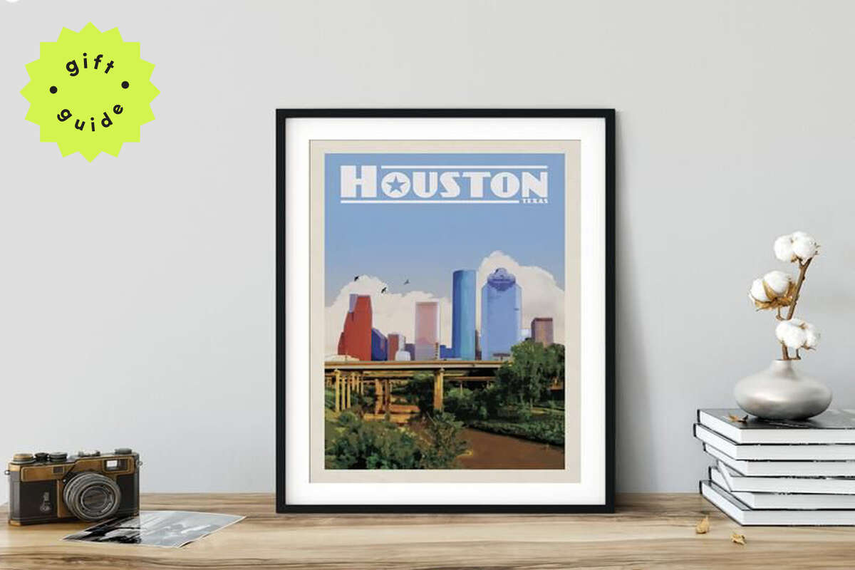 Houston Skyline, Starting at $17.99 on Etsy