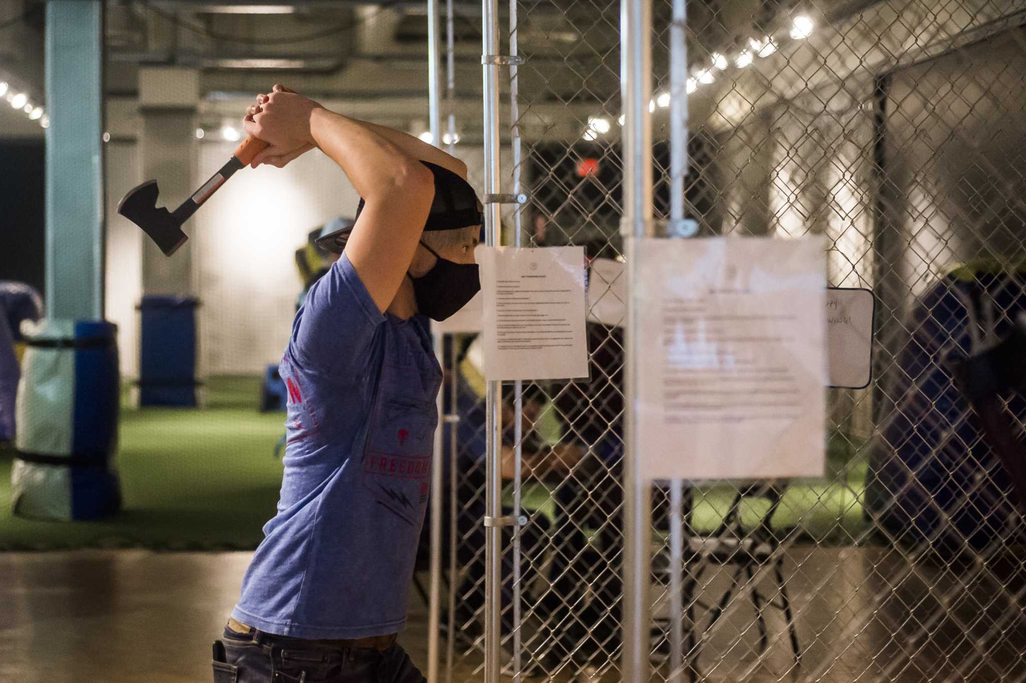 Orion Sports brings axe throwing, combat archery to Midland Mall