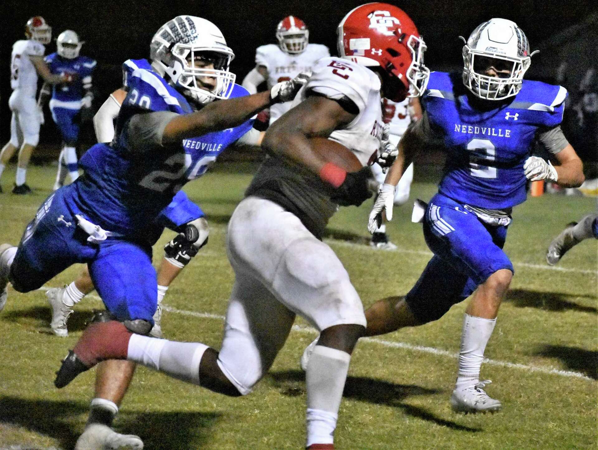 Needville football flourishes in postseason opener