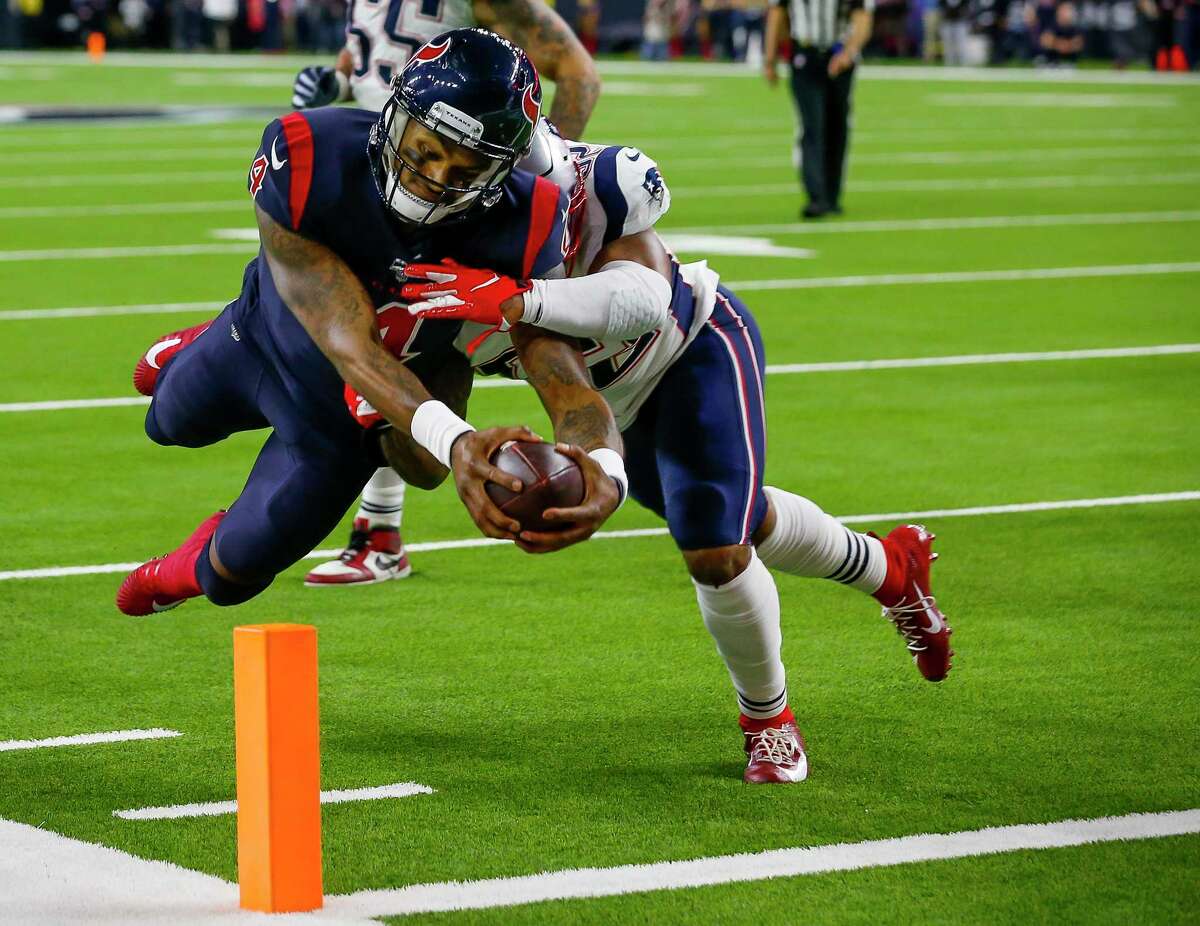 Deshaun Watson’s diving TD against New England last season was one of the highlights of the Texans’ upset.