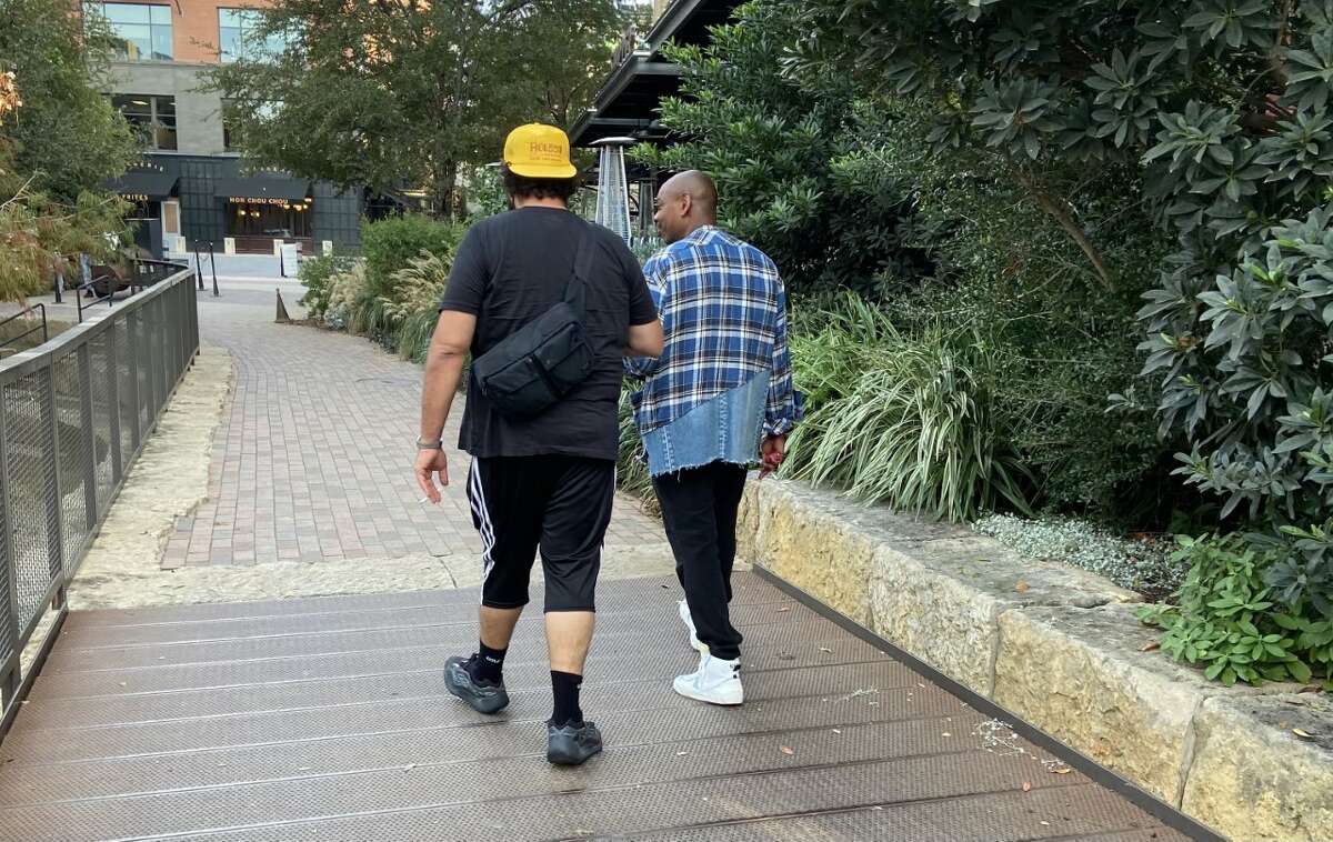 Fans spotted Dave Chappelle strolling through The Pearl, near the upcoming restaurant Brasserie Mon Chou Chou, on Saturday around 4:30 p.m. This wasn't the first time the comedian popped up at the popular mixed-use development, he posed for a few celebrity selfies with fans there on Oct. 6.