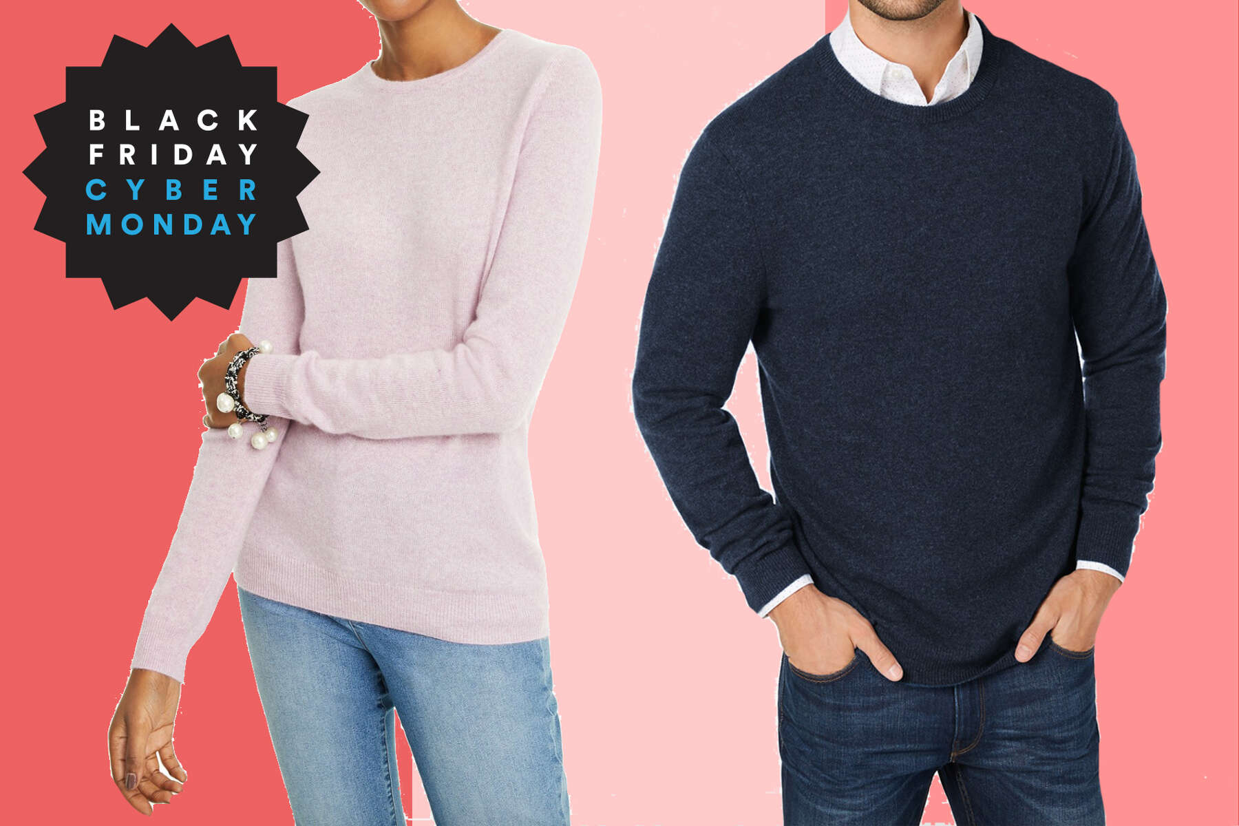 Get up to $100 off cashmere sweaters 