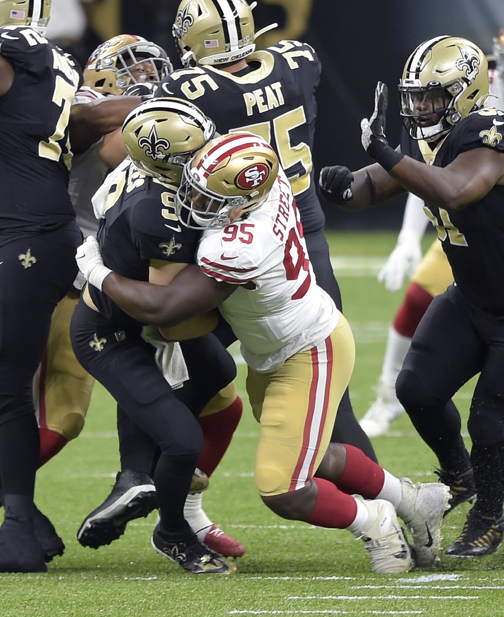 Saints overcome letdown, Brees injury to down 49ers – Crescent