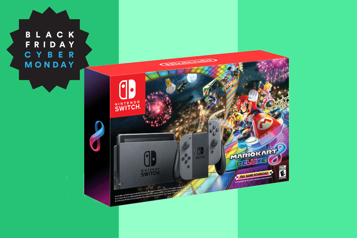 Nintendo Switch Bundle with Mario Kart 8 Deluxe, $299 at Walmart for Black Friday