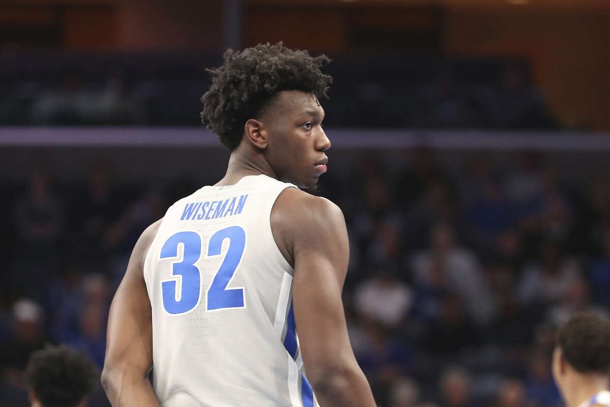 Warriors take Memphis’ James Wiseman with No. 2 pick in NBA draft