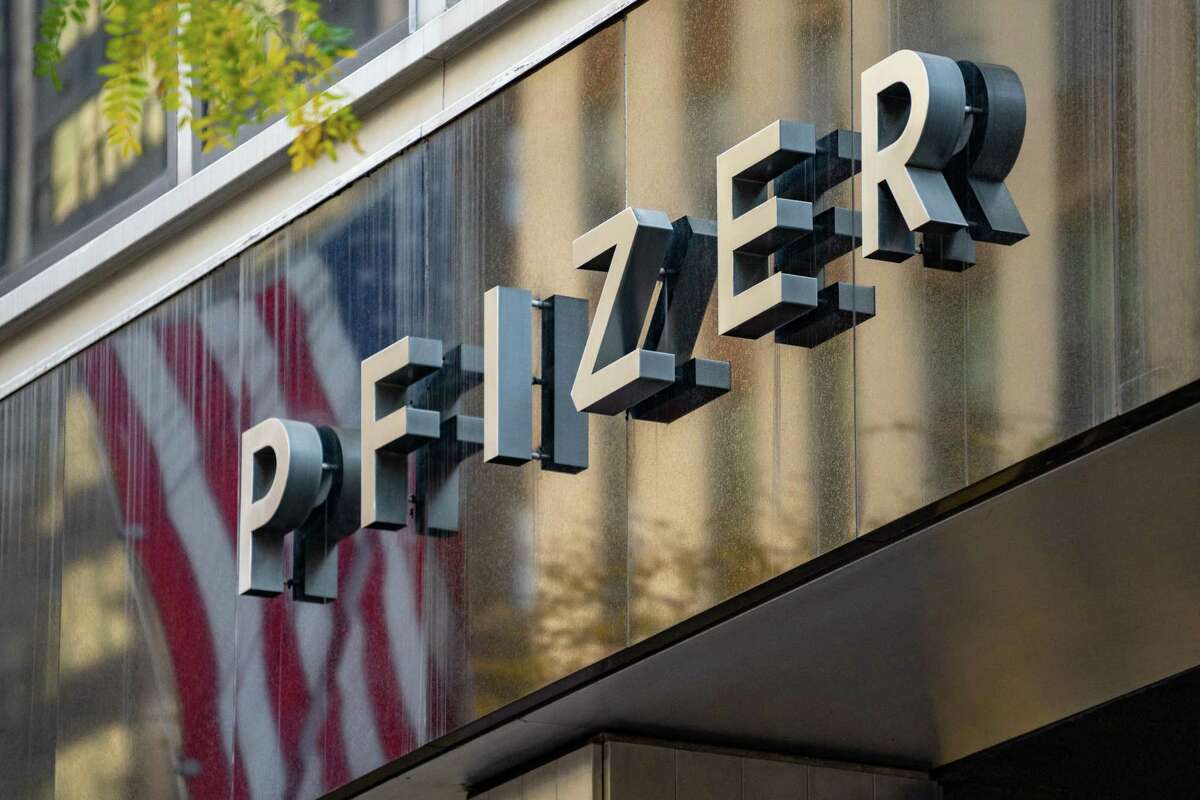 The Pfizer headquarters in New York City.