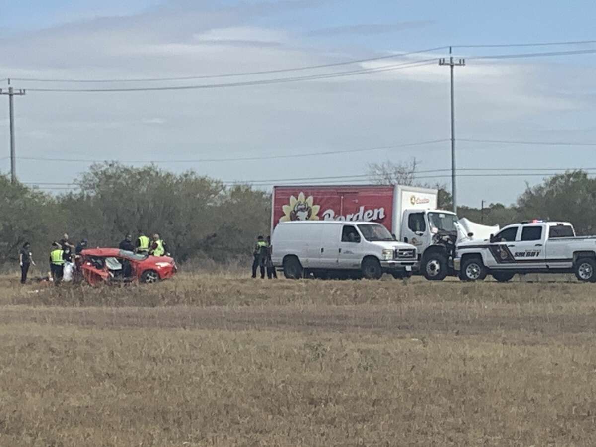 Two people are dead after a car crash Wednesday morning in southwest Bexar County, officials said.