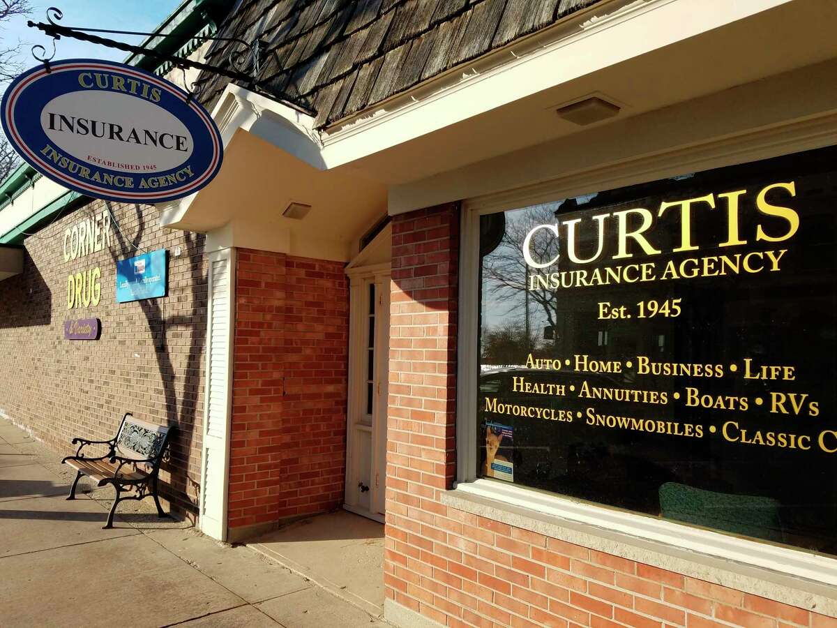 Curtis Insurance Agency is located in downtown Frankfort across from the Crescent Bakery, next to the Corner Drug Store. (Photo/Colin Merry)
