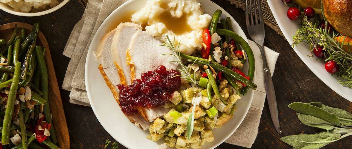 Many Darien caterers, restaurants and markets are offering to feed your Thanksgiving feast this year, including the above family meal from Palmer's Market.