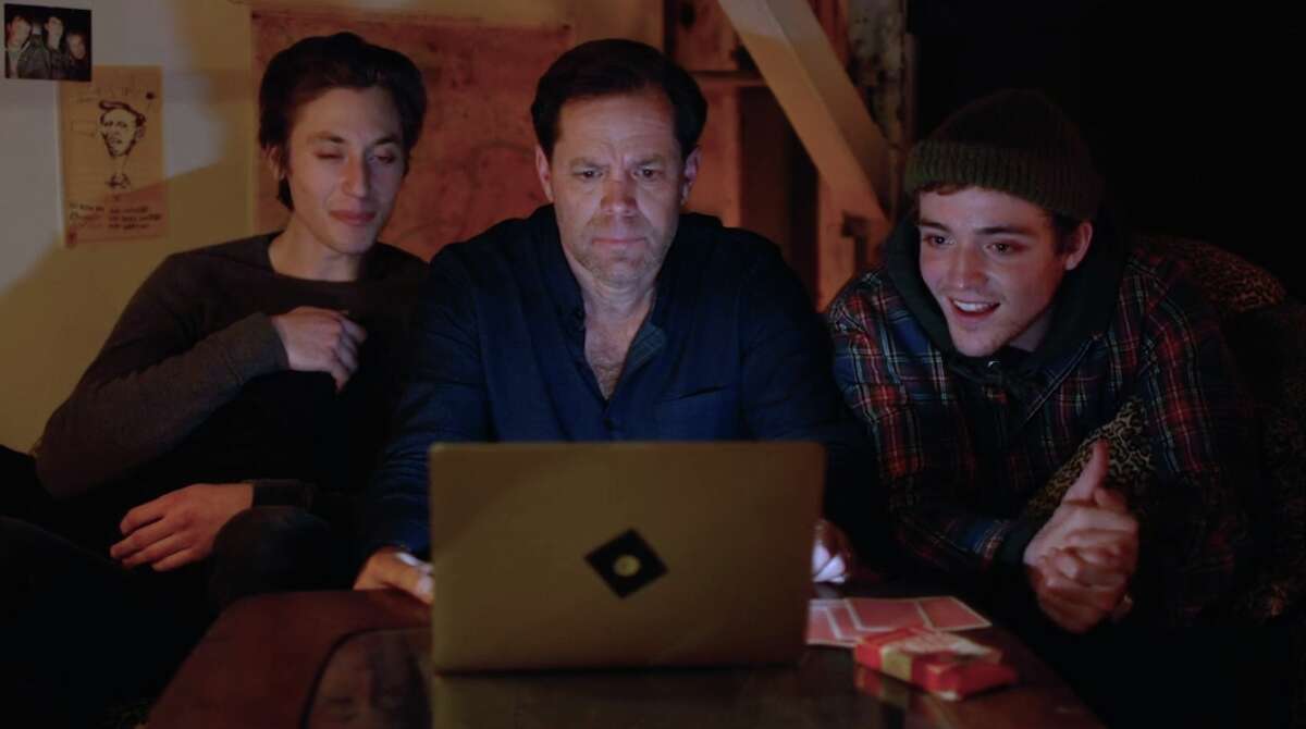 Chris Gaunt, center, with Clay Vanderbeek and Joey LaBrasca in "Follow Her (Classified Films)