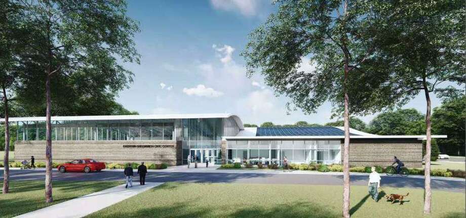 A rendering of the proposed new Eastern Greenwich Civic Center in Old Greenwich. Photo: / Photo: TSKP Studio