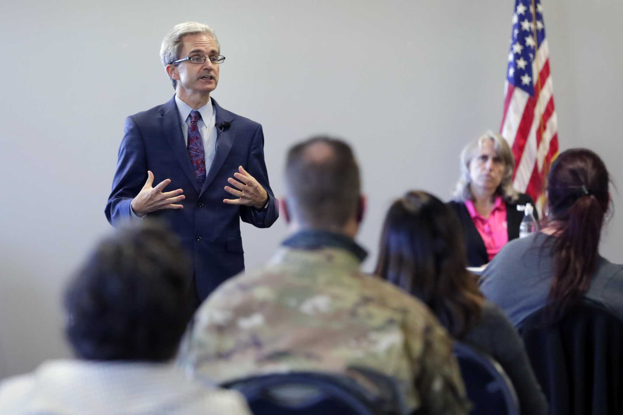 Clear Creek ISD superintendent pick seeks to calm nerves in visits with