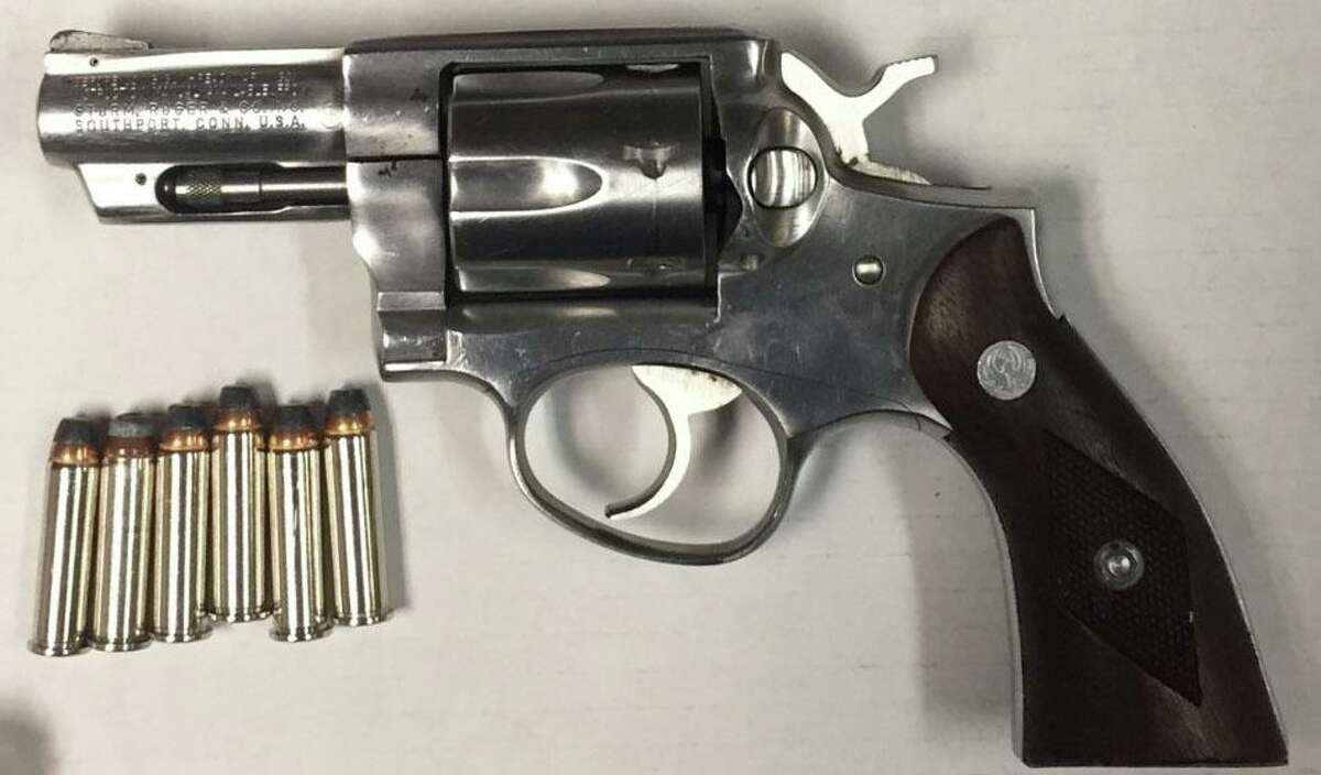 A file photo of a Smith & Wesson .357 revolver with ammunition. While this isn’t the gun seized during the arrest of 30-year-old Allen Lusmat of Bridgeport, Conn., federal authorities said a Smith & Wesson .357 revolver was the gun that he was accused of being in possession of.