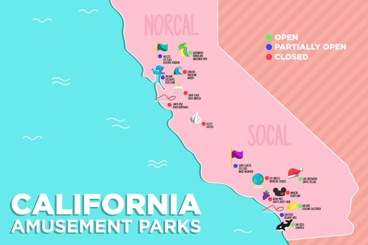 Here are the amusement parks that are still open in California
