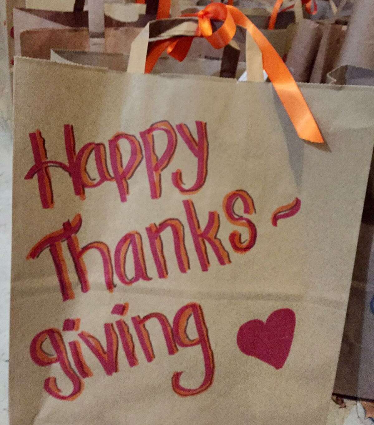 Toni Boucher of Wilton is putting out a last minute call for 100 paper bags containing five ingredients for Thanksgiving side dishes to go along with 500 turkeys being distributed to needy families.