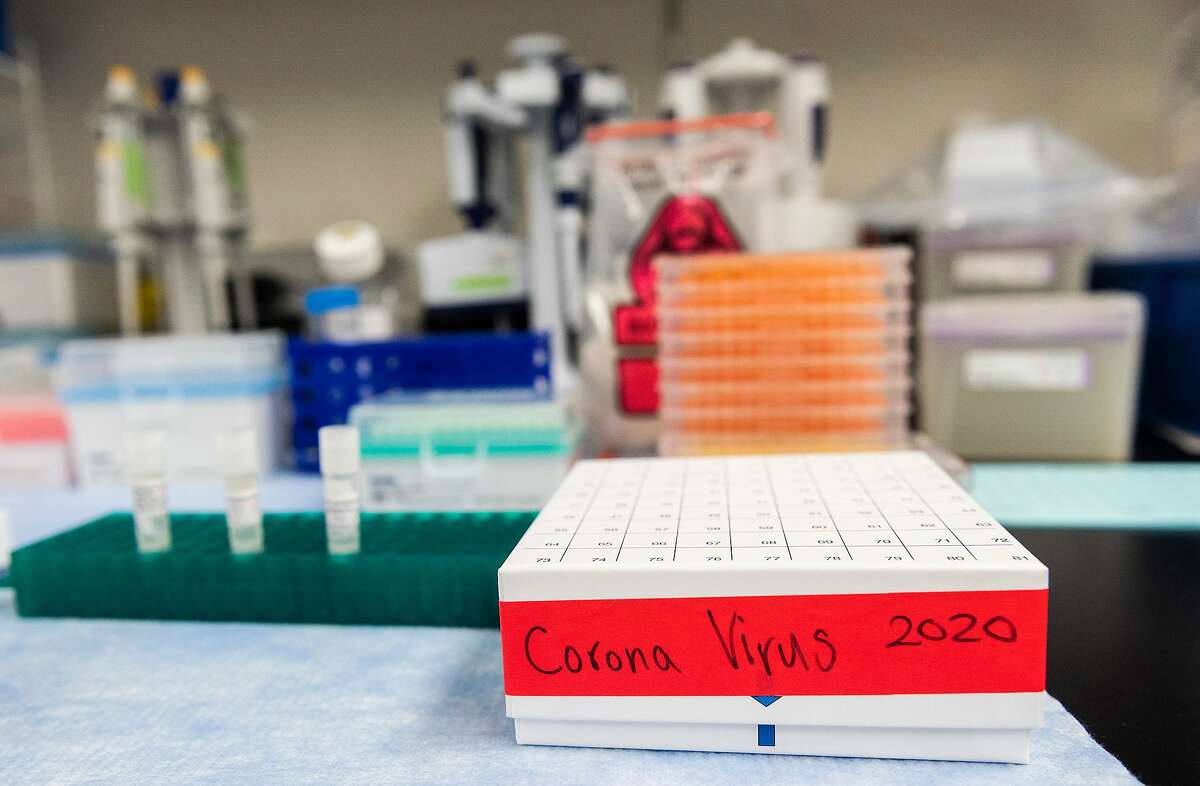 FILE: Three potential coronavirus, COVID-19, vaccines are kept in a tray at Novavax labs in Gaithersburg, Maryland on March 20, 2020, one of the labs developing a vaccine for the coronavirus. (Andrew Caballero-Reynolds/AFP/Getty Images/TNS)