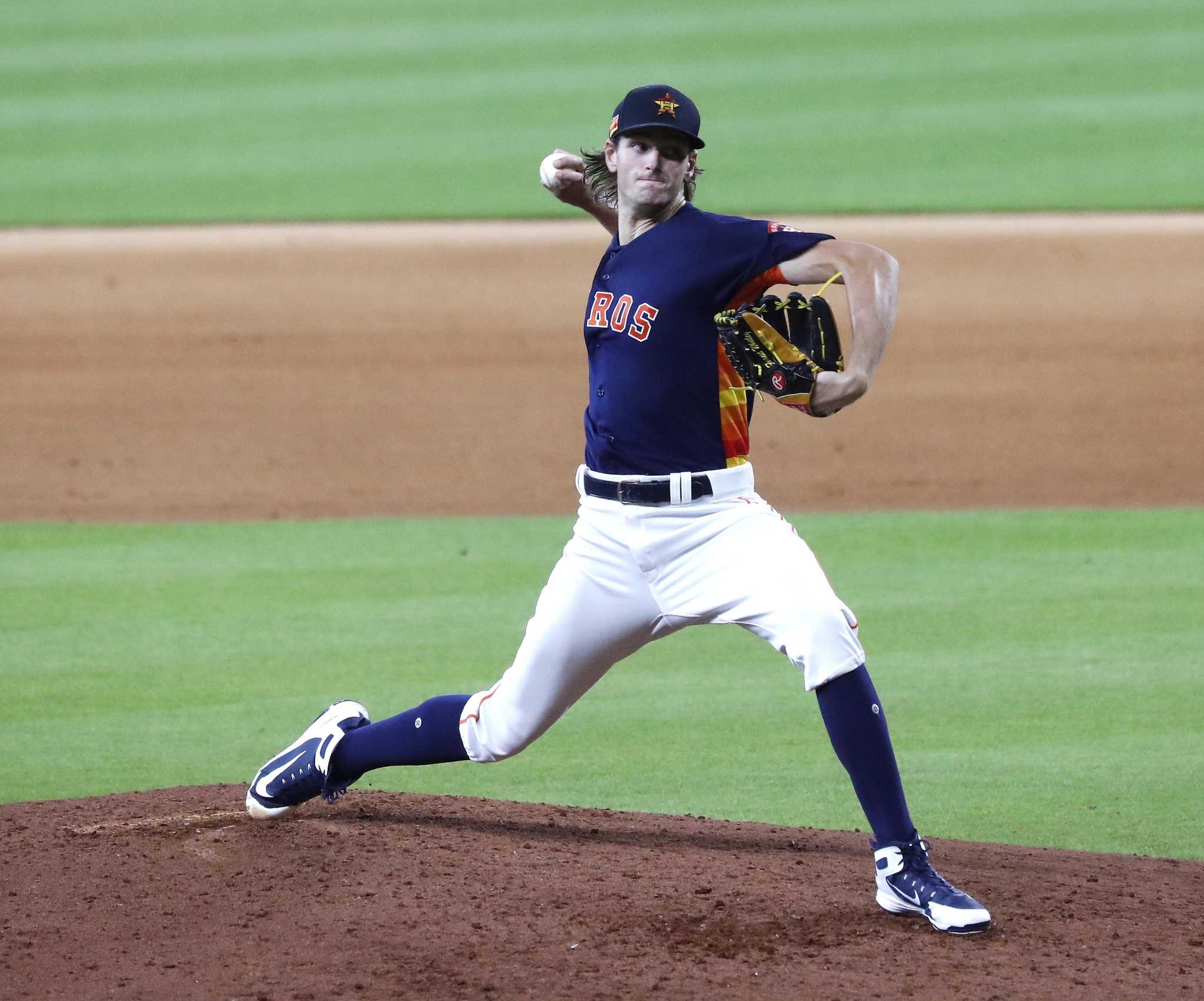 This is a 2020 photo of Forrest Whitley of the Houston Astros