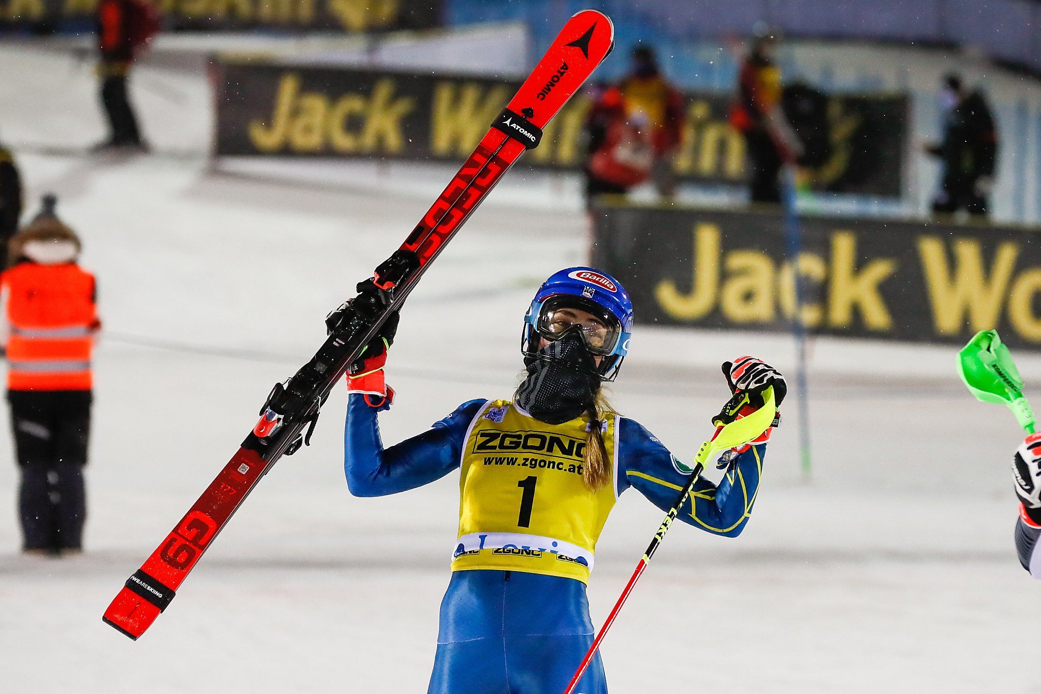 &lsquo;Proud&rsquo; Mikaela Shiffrin is runner-up to Petra Vlhova in comeback World Cup race