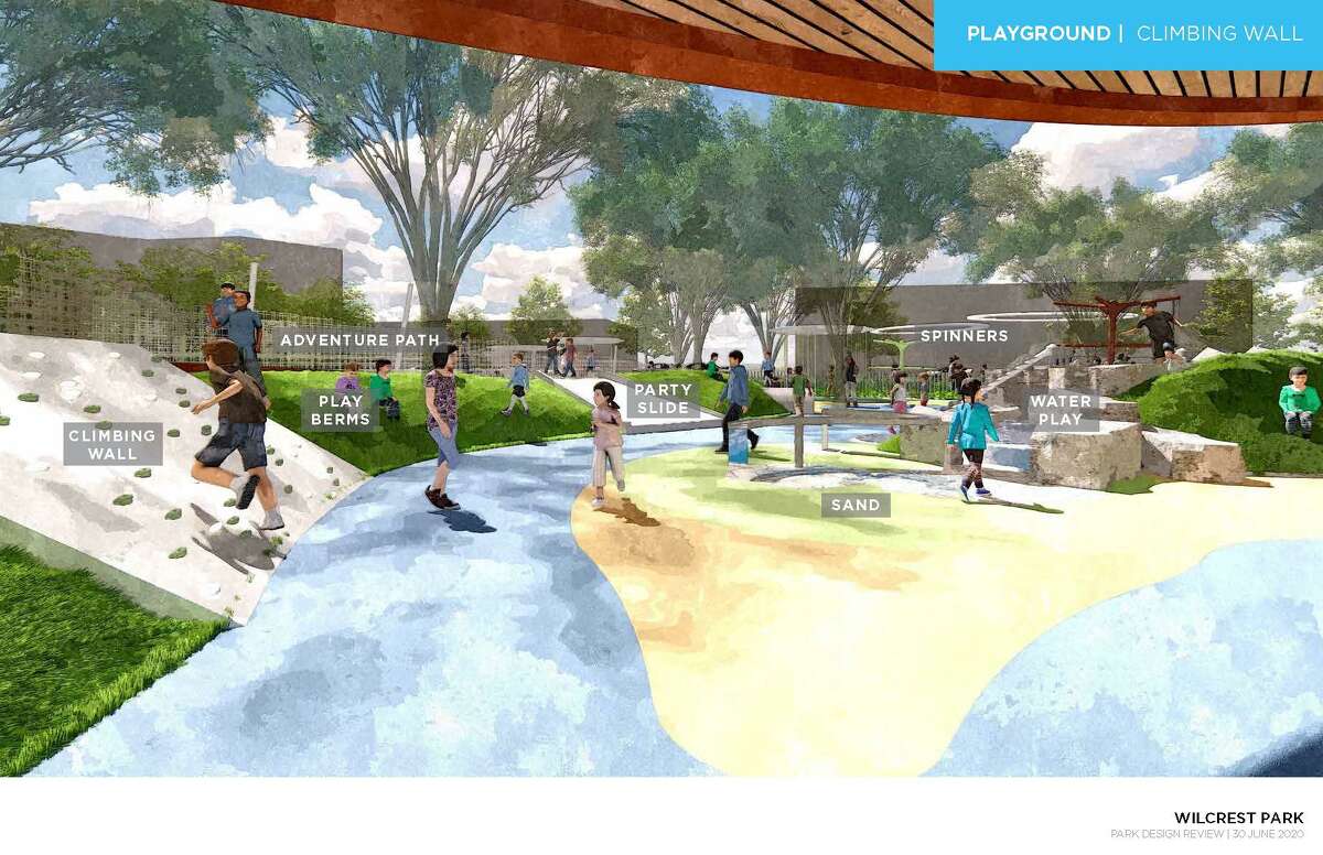 A rendering of what Wilcrest Park will look like