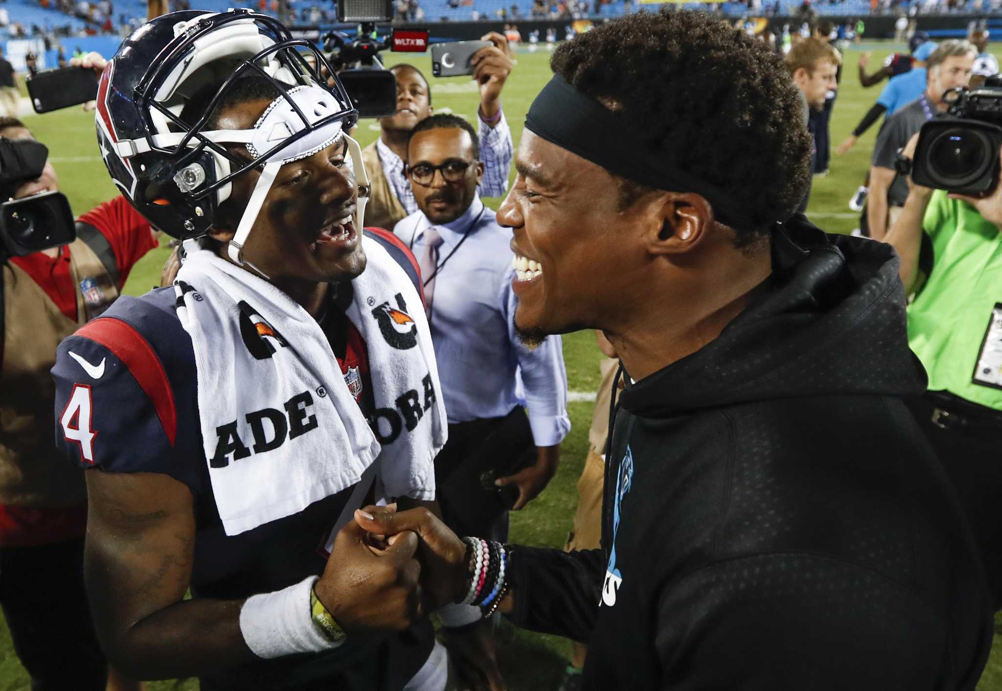 Deshaun Watson gets to face Cam Newton, his 'big brother'