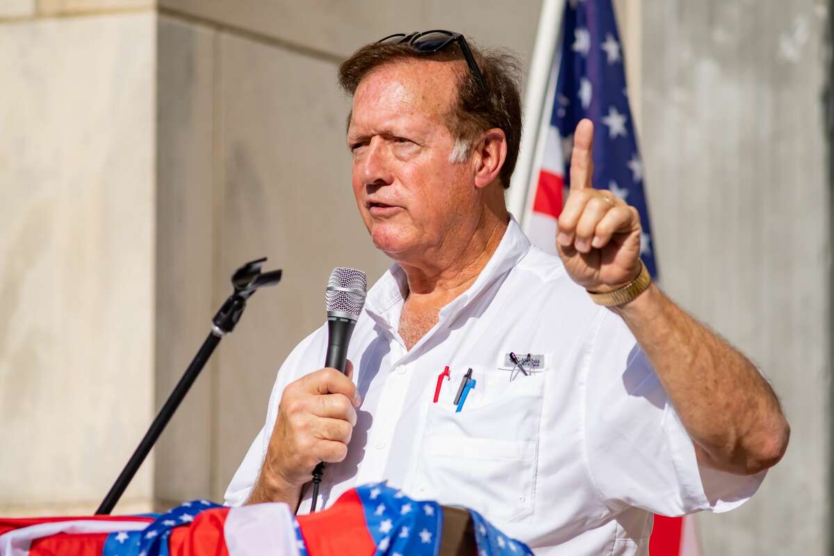 Congressman Randy Weber. A number of Southeast Texas government officials spoke at the